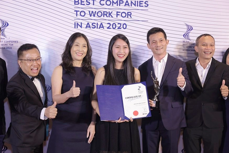 DATVIETVAC NHẬN GIẢI THƯỞNG ‘NƠI LÀM VIỆC TỐT NHẤT CHÂU Á 2020’ CỦA HR ASIA