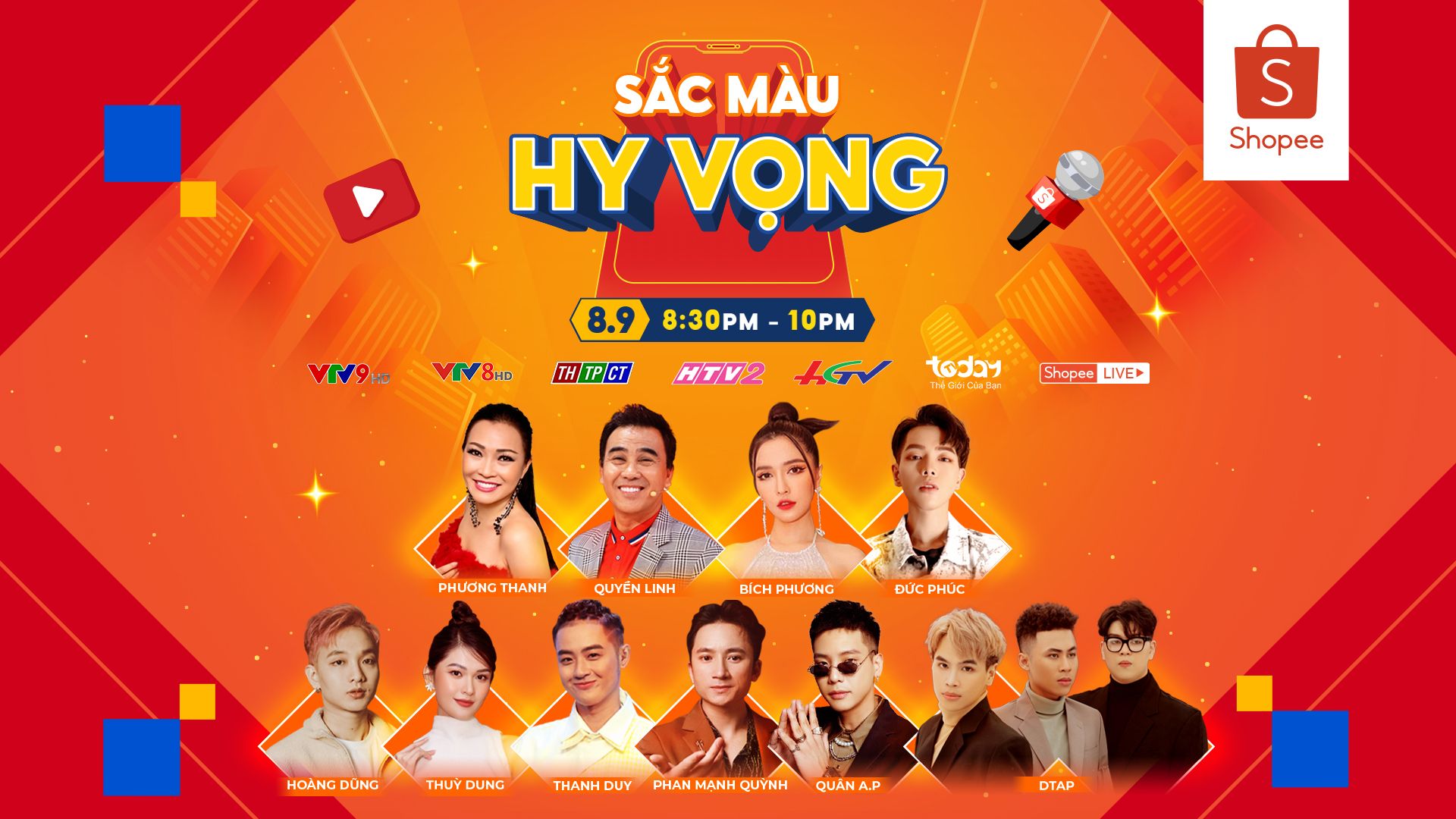 ĐÓN XEM SHOPEE - SẮC MÀU HY VỌNG