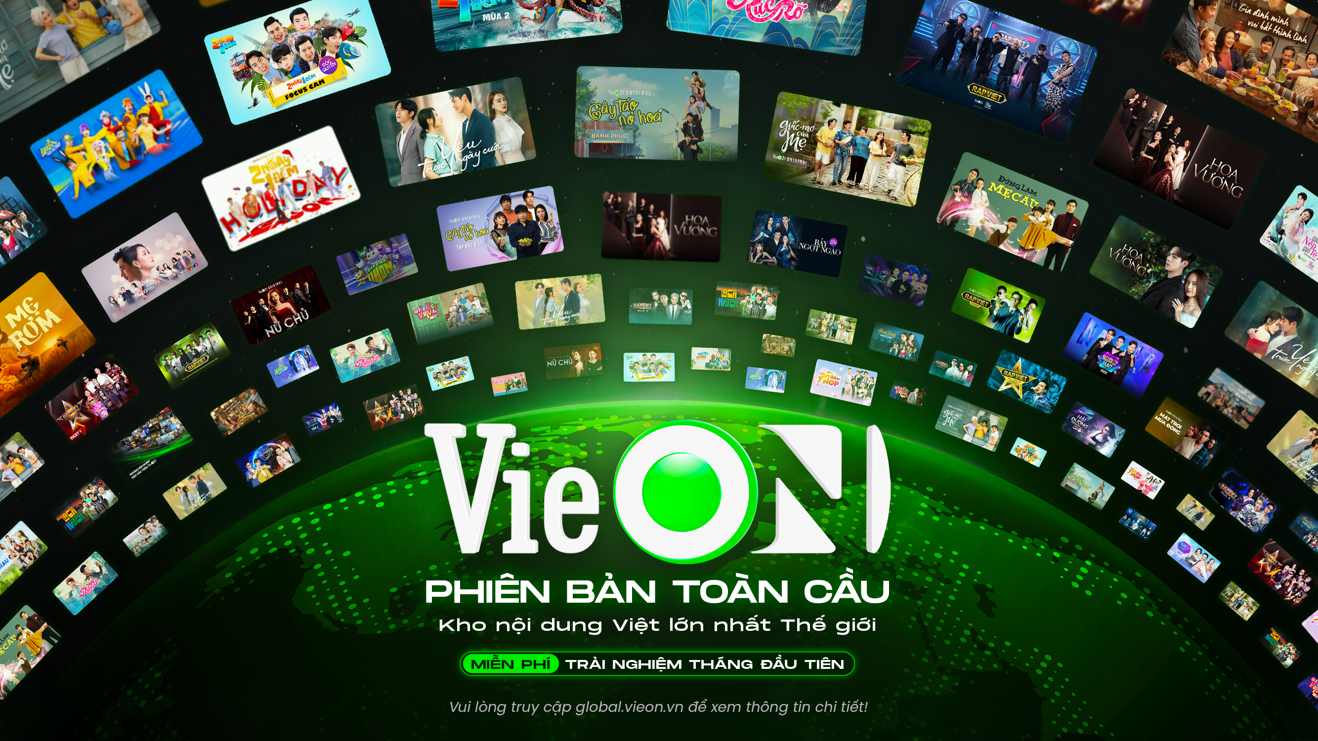 ỨNG DỤNG VieON RA MẮT PHIÊN BẢN TOÀN CẦU