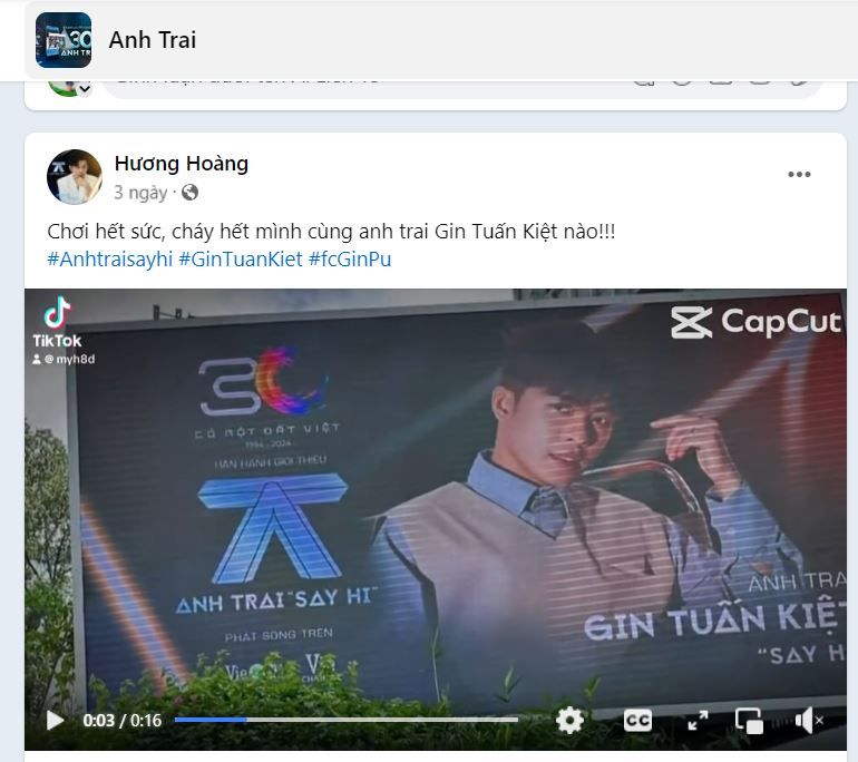 [ANH TRAI “SAY HI”] FAN ĐĂNG ẢNH CHECK IN CÙNG THẦN TƯỢNG, LÀM LUÔN ẢNH AI DÀNH TẶNG 30 ANH TRAI