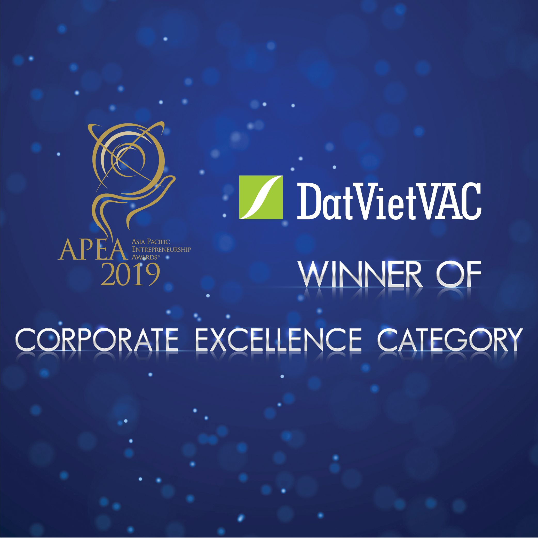 DATVIETVAC WON THE 2019 CORPORATE EXCELLENCE AWARD